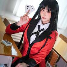 Compulsive Gambler Yumeko Jabami Cosplay Costume High School Uniform - Costume - View 7
