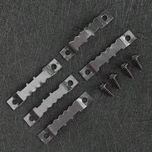 XISH 100 Uds Colgadores de Cuadros con Dientes de Sierra Kit de Ganchos Colgantes con Tornillos de Acero Al Carbono para Lienzo Escudo Marco de Fotos Tablero de Dibujo - 711 - Ver 7