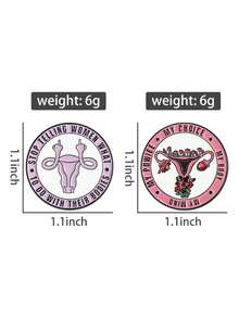 QIHOO 1件创意珐琅针形胸针服装徽章饰品礼物送给朋友 - 彩色 - 查看 2