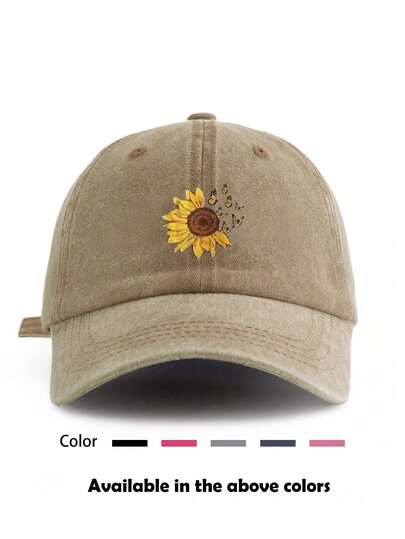 1pc/2pcs Unisex Printed Washed Cotton Hat, Warm And Fashionable Baseball Cap, Suitable For Daily Outings, Cycling, Skiing, Hiking, Travel, Windproof And Sun-Shading