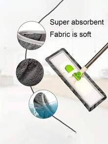 10pcs Soft, Reusable Indoor Dust Cleaning Slippers With Elastic Band - Easy Floor Cleaning Mop Head Attachment - Multicolor - View 2