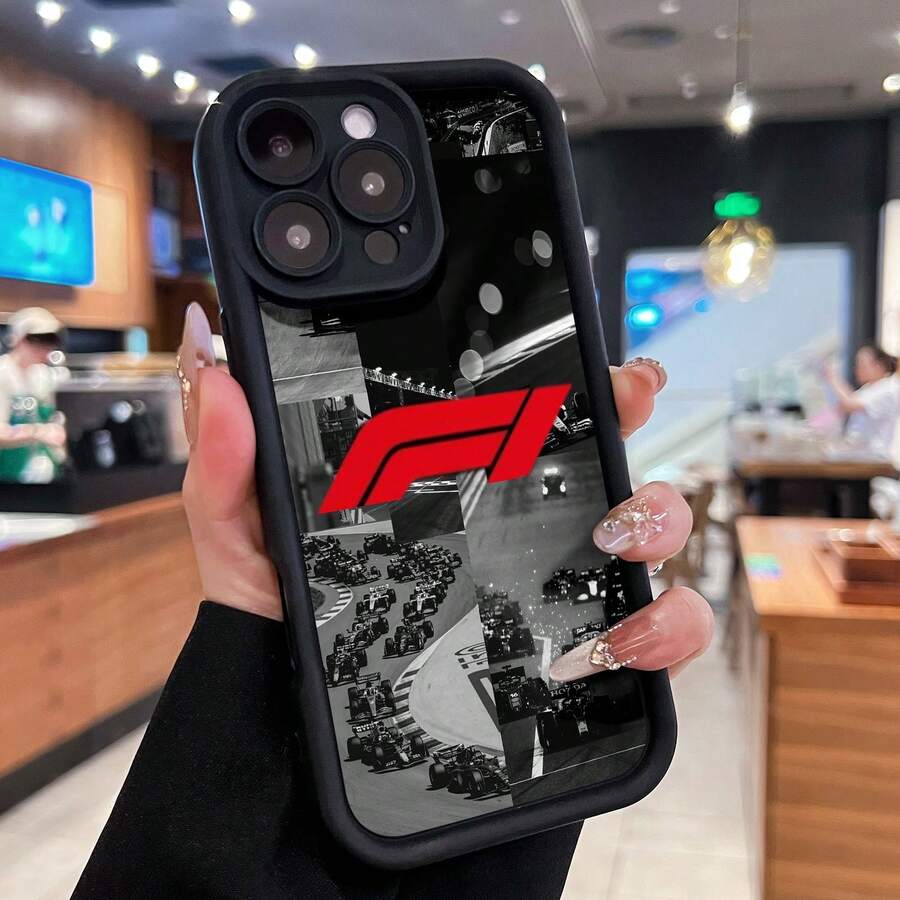 Estuche para teléfono con montaje de acción de carreras de fórmula Compatible con estuches para teléfonos , 17, 16 Pro Max, 15 Pro Max, 13 y 12 Hecho de material de TPU que brinda protección contra golpes y caídas Es un gran regalo para entusiastas de los deportes de motor, familias, amigos y ocasiones especiales, estuche para teléfono, navidad, estuches para teléfono, estuche para , estuche para 17 pro, noël, estuche para 17 pro max, estuche para 16, estuche para 55 pro, estuche para teléfono navideño, decoración navideña, coque de téléphone, estuche para teléfono lindo - Negro - Ver 1