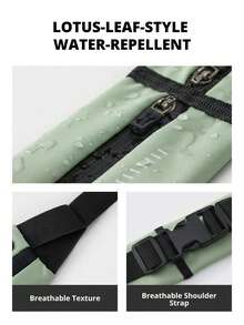 CAMEL CROWN Unisex Sports Waist Bag, Running Phone Pouch, Multi-Functional Ultra-Thin Invisible Belt - Mint Green - View 3