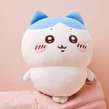 Miniso 千川系列大号毛绒娃娃，蓝耳双色设计+刺绣腮红，柔软有弹性的短毛绒，可作沙发靠垫/客厅装饰/情人节礼物 - 彩色 - 查看 3
