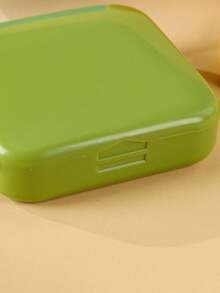 Personalized Custom New Medicine Box With Custom Pattern; Mini Push-Lid Medicine Box For Two-Way Medicine Storage; Travel And Outdoor Medicine Box. - Multicolor - View 5