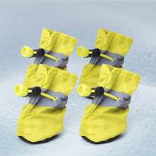 4pcs/Set Small Dog Waterproof Shoes - Quick Drying, Low Absorbency, Protect Pet Paws, Keep Dry, Christmas Gift