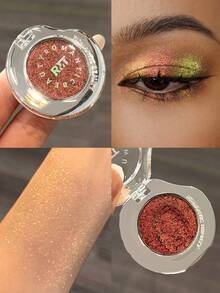 1 Color Pearl Eyeshadow Palette - Shimmery, Metallic Finish, Long-Lasting, Brightening, High-Shine Eyeshadow, Smooth Potato-Like Texture, Suitable For Women, Mothers, Wives, Sisters, Girls, Girlfriends - Shimmery Eyeshadow - 11瑪麗 - 查看 2
