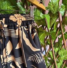Duna Fabric Wide-Leg Pants - floral negro - Ver 4