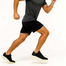 Men's Tennis Shoes For Gym, Walking, Original, Comfortable And Soft, Basic Running Shoes - Black and White - View 5