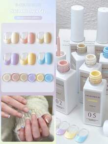 FRESCOBALDI 6-Color Elegant Nail Line Gel Set, Temperament & Elegant Flowing-Leveling Gel, Beginner-Friendly Home Manicure Kit, Smooth Nail Edge Perfect Glue For DIY French Nails, Professional Nail Art Tool Gift - 彩色 - 查看 4