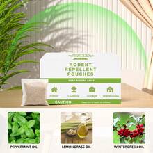2025 Upgraded Version Rodent Repellent, 10P(25 Grams Per Bag)Mouse Repellent Pouches, Mice Repellent Indoor, Mouse Deterrent Outdoor, Rat Repellent, Extra-Strength Rodent-Repelling Pouch, Peppermint To Keep Mice Away From Garage - 白色 - 查看 2
