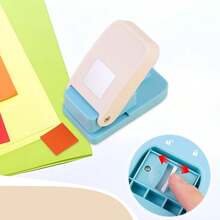 クラフトパンチ スクエアパンチ ハンドメイド スクラップブッキング レバー エンボス加工 ミニ ファンシー 手芸 紙工芸 ギフト作成 (四角25*25mm) - ホワイト - チェックする 2