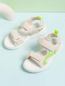 Kids Sports Sandals/Kids Lightweight Campus Open Toe Running Sports Sandals - Beige - View 5