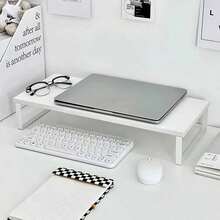 1个桌面电脑显示器支架增高架，返校必备，显示器增高架，台式电脑显示器支架架，办公桌收纳整理架，桌面配件 - 彩色 - 查看 15