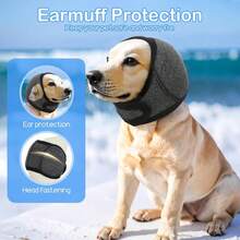 Orejeras para perros, orejeras antiruido para perros, orejeras antiruido para perros, orejeras para el aseo, baño y natación de perros y gatos para tranquilizar - Multicolor - Ver 3