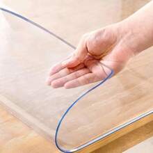 14 X 24 Inch Clear Table Cover Protector 2mm Thick Clear Desk Mat Plastic Table Cover Vinyl Table Protector Desk Mats On Top Of Desks - 20英寸 x 32英寸 - 查看 1