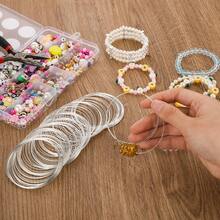 100pcs 0.6mm Memory Wire For Jewelry Making, Suitable For Bracelets, Necklaces, DIY Crafts And Jewelry Creation - Multicolor - View 7