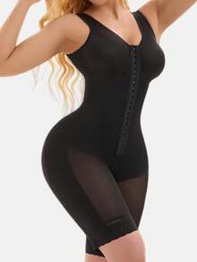 Women's Shapewear Tummy Control Butt Lifting , Girdle Bodysuit For Postpartum Control, Back Lifting, Leg Tightening, Front Buckle, Crotch Zipper Design,Mother's Day, Easter, The Perfect Outfit For Birthdays, Parties, And Vacations - Nhiều màu - Xem 1