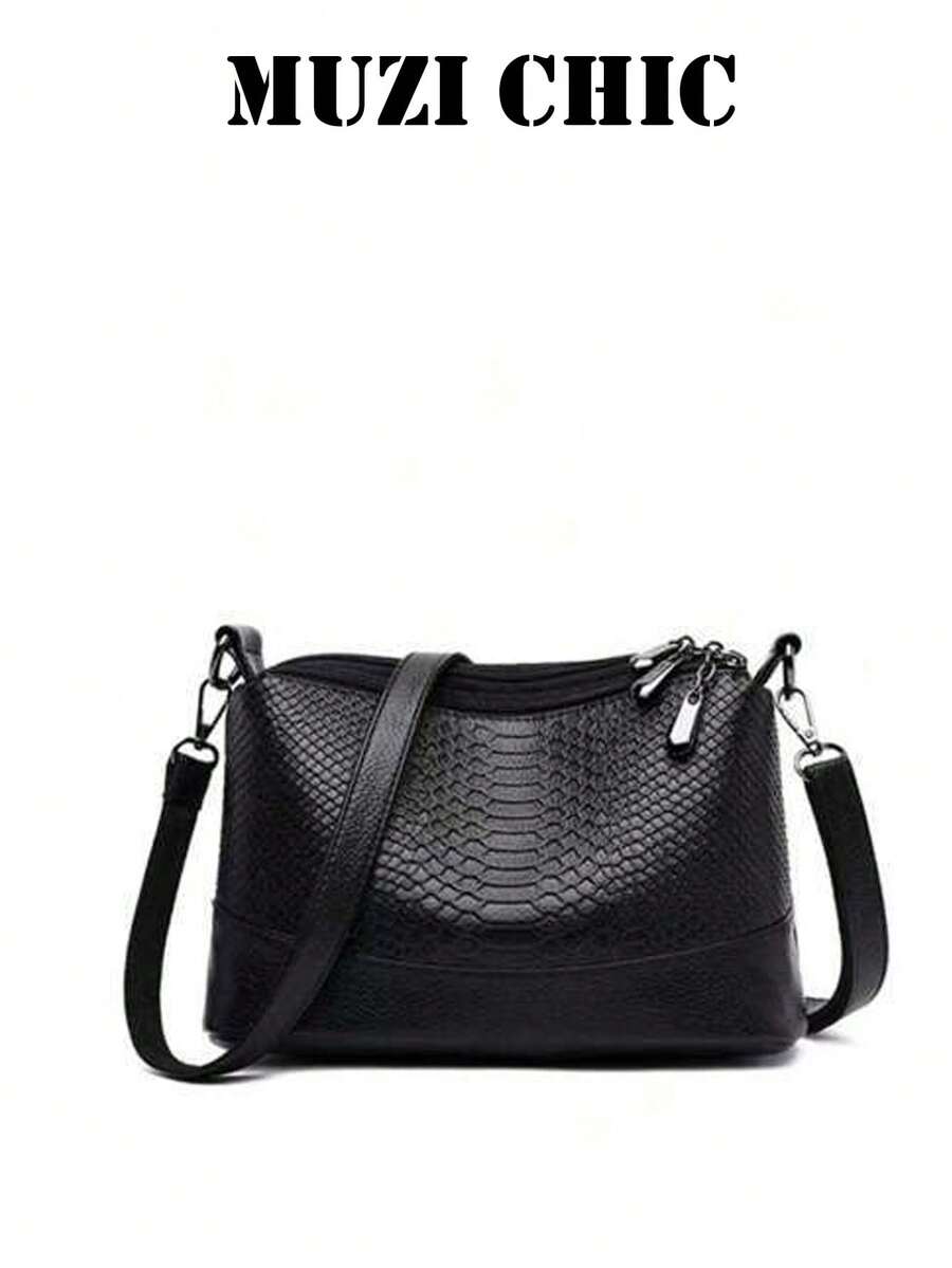 Ce sac unique au style rétro inspiré, avec son motif gaufré crocodile, est parfait pour ranger les essentiels du quotidien tels que les cosmétiques, le rouge à lèvres et les clés. C'est un choix idéal pour les femmes qui font la navette, font du shopping, ont des rendez-vous et diverses autres occasions. Il fait également un merveilleux cadeau pour les amis et la famille.