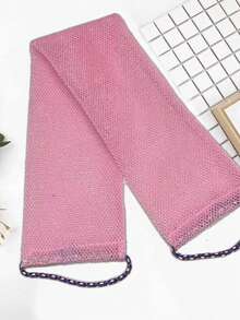 1pc/2pcs African Mesh Exfoliating Bath Towel Set, Double-Sided Design For Gentle/Coarse Exfoliation, Effective Body Scrubbing, Shower Back Scrubber, Quality Mesh Material, Convenient Tie Design, Loofah Bath Towel, Body Sponge, Leaves Skin Smooth, Suitable For Daily Use - Multicolor - View 12