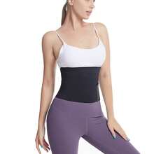 Waist Trainer With Fat Burning Function, Abdominal Shaping Belt, Waist Slimming Sports Belt, Gym Abdominal Binder, Adjustable, Wrap-Around Design, Suitable For Both Men And Women - Black - View 6