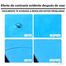 20ml Líquido Reparador de Grietas para Parabrisas Automotriz, Resina Duradera de Relleno, Reparación de Arañazos y Daños en Vidrio, Cuidado y Mantenimiento de Vidrio de Coche, Agente Adhesivo Reparador de Grietas - Negro - Ver 5