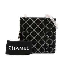 CHANEL Authenticated  PRE-OWNED Tweed And Resin Zipped Chain Shopping Bag Bag - màu đen - Xem 4
