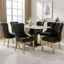 Dining Chairs - Black - View 3