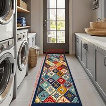 1pc Silicone Kitchen Mat, Pixel Geometric Pattern, Anti-Fatigue, Soft & Comfortable, Anti-Slip & Anti-Fall, Quick Drying, Durable, Suitable For Kitchen, Dining Room, Entrance, Laundry Room, Hallway, Bathroom, Study Room, Etc. - Multicolor - View 17