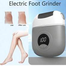 电动足部去茧器，可充电，带LED灯和2个滚轮头，5V 500mAh - 彩色 - 查看 5