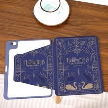 360° Rotatable IPad Protective Case, Y-Shaped Folding Stand, High-Definition UV Printing, Compatible With Ipad 11 2025, IPad Air 11/13 2025 M3, IPad Air (M2) 11/13 Inch, IPad Air 4/5/6 10.9inch, IPad Pro 11 Inch, IPad Pro 12.9 Inch, IPad 10.2 Inch, IPad 9th/10th Generation And Various Models, Protective Cover Design, Support Multi-Angle Adjustment, Six-Way Stand Placement, Built-In Pen Slot, Transparent Back Cover, Anti-Drop Protection, Auto Wake/Sleep Function - Multicolor - View 3