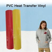 Cuộn decal chuyển nhiệt PVC, thích hợp cho vải áo thun, vải cotton, gối, v.v. Tương thích với tất cả các máy cắt, decal vĩnh cửu, dễ cắt, dùng để thêu, ủi nhiệt, thích hợp cho áo khoác, quần áo, ba lô, quần jean, áo thun, v.v. - Nhiều màu - Xem 7