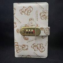 Women Wallets - Little Bear Piggy Bank (with Password Lock) - White - View 7