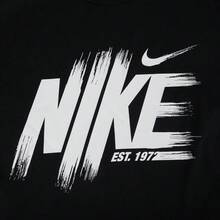 Nike 男士 AS M NK DF UV HYVERSE SS GFX 短袖T恤，针织圆领，THV0382-010 - 黑色 - 查看 4