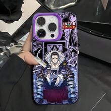 Funda de teléfono de anime Cartoon Hunter Cross Lucy Lifa compatible con iPhone 17 16e 16 15 14 13 12 11 Mini Pro Max Air X XR XSMAX 8 7 Plus, funda protectora mate a prueba de golpes, diseño de anime, carcasa ligera, textura suave, funda protectora delgada, entusiasta de la tecnología, comprador de regalos - Colores mixtos - Ver 4