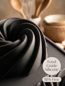 1 Set Includes 1 Silicone Donut Mold With 4 Flower Shaped Molds And 6 Swirl Shaped Molds, Easy Release And Heat Resistant. Suitable For Making Various Shaped Donuts, Cakes, Puddings, Etc. Made Of Silicone Material, Ideal For Home Baking And Dessert Shops. A Very Practical Tool For Baking Beginners And Dessert Lovers. - Multicolor - View 6