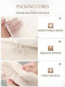 (2-7 Daysmust Arrive)9Pcs Portable Travel Storage Bag Set, Travel Packing Cubes, Letter Graphic Beige Clothes Storage Bag, Travel Organizer Set, Packing Cube Set, Suitcase Storage Bag Set, Travel Luggage Packing Organizer Bags Including Shoe Bags, Portable Travel Luggage Organizer Bags, Clothes & Shoes Storage Bags, Travel Containers, Makeup Organizer, Makeup Bag, Packing Cubes Travel, Packing Cubes, Travel Must Haves, Clothes Storage Clothes Organizer Travel Bag Set - Organize Your Clothing, Shoes, And Underwear With Ease - Perfect For Luggage And Suitcase Packing , Clothes/Underwear Bags, Dorm Room Essentials College, College Essentials, Travel Must Haves, Travel Packing Set Travel Essentials Travel Accessories Travel Bag For Vacation Holiday Back To School School Stuff Dorm Room Essentials College, Quick Ship Items, Vacation Essential, Home Essentials, Cruise Essential - 米色 - 查看 6