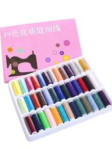 24pcs Multi-Purpose Sewing Thread Set, Polyester Sewing Threads Suitable For Beginners, Tailors, Hand Sewing And Machine Sewing, Ideal For Emergency, Travel, DIY And Household Use (Random Colors) - Multicolor - View 14