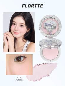 FLORTTE 玻璃海系列单色高光粉 - 02#Purple - 查看 11