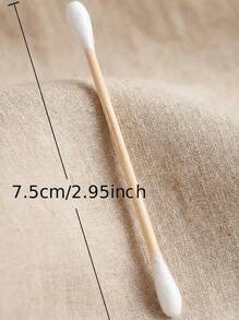 PETSIN 100pcs Multi-Functional Pet Ear Swabs, Suitable For Pet Ear Pulling, Pet Wiping Tear Stains, Pet Medication Care, Pet Supplies, Pet Care Supplies, Pet Grooming Supplies - Multicolor - View 3