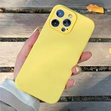 Funda Ultrafina a Prueba de Golpes y Resistente a las Manchas Funda de Silicona Líquida Suave de Color Arcoíris Apta para iPhone 16/15/14/12/X Funda de Teléfono Minimalista y Premium - 1 pieza - Ver 4