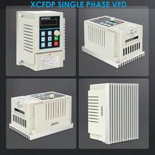 Regulador de velocidad con inversor, entrada monofásica, frecuencia variable, variador de frecuencia, convertidor inversor VFD de 220 V y 0,75 kW, convertidor de frecuencia con inversor VFD para control de velocidad del motor, entrada monofásica, salida trifásica: presenta características de alta torsión y amplia regulación de velocidad. - Multicolor - Ver 7