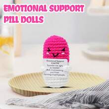 This Handcrafted Pill-Shaped Crochet Item Symbolizes Deep Gratitude Towards Nurses, Doctors, Pharmacists, And All Healthcare Workers. The Design Represents Passion, Dedication, And Appreciation, Making It An Ideal Gift To Commemorate Their Hard Work. - Multicolor - View 11