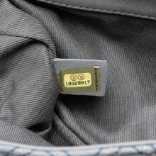 CHANEL Authenticated  PRE-OWNED Medium Quilted Calfskin Triple Stitched Flap Bag - 藍色 - 查看 6