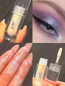 Romantic Beauty RMT: Liquid Eyeshadow With Pearl And Shimmer Effect, Brightens Eye Area, Long-Lasting And Smudge-Proof, Lightweight And Easy To Apply, Suitable For Daily And Party Makeup, Mother's Day Gift, Ideal For Mothers, Wives, Sisters, Girlfriends - Highlighter Eyeshadow - 05 - 查看 4