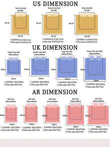3件套粉色蝴蝶结可爱数码印花被套套装（1条被子+2个枕套）日常涤纶柔软亲肤室内卧室主卧客房四季宿舍被套套装，宿舍装饰，美观床上用品，热门家纺 - 彩色 - 查看 3