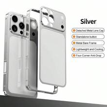 Compatible With IPhone 13 Pro/14 Pro/15 Pro/16 Pro/13 Pro Max/14 Pro Max/15 Pro/6 Pro Max, A Sticker Can Instantly Transform Your Phone Into The New 17 Pro/17 Pro Max Model. The Aluminum Alloy Frame Provides Structural Support, And The Super Carbon Crystal Glass Enhances Anti-Cracking Performance. - Multicolor - View 6