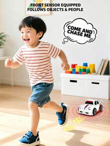 2.4GHz Rechargeable 4WD High Speed Remote Control Drift Car With Intelligent Auto-Follow Mode - Multicolor - View 5