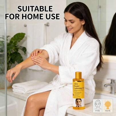 200ml Aceite esencial orgánico de baya de oso para masaje corporal, ilumina el cutis, mejora la suavidad y el brillo de la piel, adecuado para la hidratación diaria de la piel, excelente regalo para vacaciones y amigos