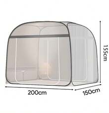 Mosquito Net Protective Screen Mosquito Mosquito And Insects Net Tent For Bed 1.5Mx2M - Rosa - Ver 3
